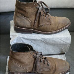 Thursday Boot Company Brown Leather Boots Ankle-High Design
